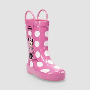 �f�B�Y�j�[ ���f�B�[�X �V���[�Y �u�[�c�E���C���u�[�c Disney's Minnie Mouse Toddler Girls Handle Rain Boots Pink �s���N