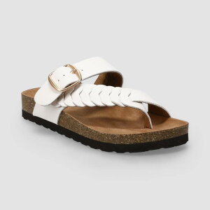 �\�m�} ���f�B�[�X �V���[�Y �T���_�� Sonoma Goods For Life Little Kid Girls Tanzzia Braided Buckle Strap Sandals White �z���C�g