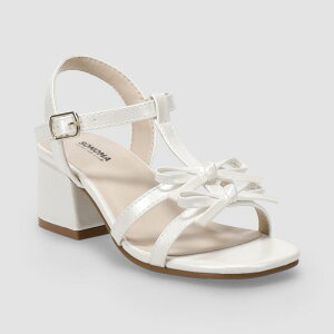 �\�m�} ���f�B�[�X �V���[�Y �p���v�X �q�[�� Sonoma Goods For Life Little & Big Kid Girls Caged Bow Dress Heels White �z���C�g
