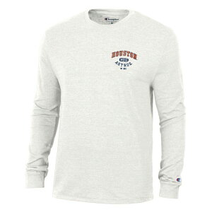 �`�����s�I�� ���f�B�[�X �g�b�v�X T�V���c Men's Champion White Houston Astros Cooperstown Winning Tradition Tri-Blend Long Sleeve T-Shirt Ast White �z���C�g
