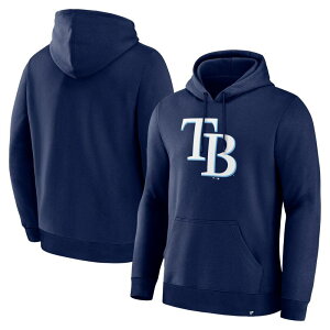 �t�@�i�e�B�N�X ���f�B�[�X �g�b�v�X T�V���c ���S �p�[�J�[ Men's Fanatics Navy Tampa Bay Rays Primary Logo Legacy Hoodie Ray Navy �l�C�r�[