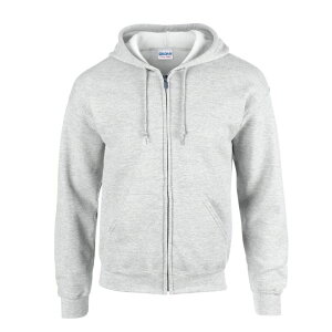�M���_�� ���f�B�[�X �g�b�v�X T�V���c �p�[�J�[ Gildan Unisex Adult Heavy Blend Full Zip Full Zip Hoodie Ash �A�b�V��