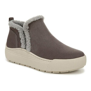 �h�N�^�[�E�V���[�� ���f�B�[�X �V���[�Y �u�[�c�E���C���u�[�c �A���N�� Dr. Scholl's Time Off Yo Women's Cozy Ankle Boots Gray Stone �O���[