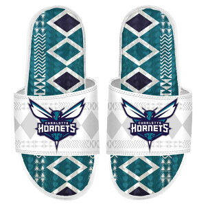 �A�C�X���C�h ���f�B�[�X �V���[�Y �T���_�� Men's ISlide White Charlotte Hornetshooting Touch Rwanda Pattern Gel Slide Sandals Chr White �z���C�g