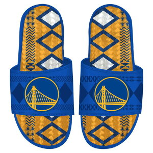 �A�C�X���C�h ���f�B�[�X �V���[�Y �T���_�� Men's ISlide Royal Golden State Warriorshooting Touch Rwanda Pattern Gel Slide Sandals War Blue �u���[