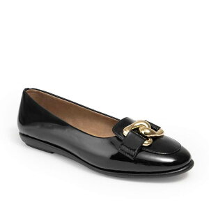 �G�A���\�[���Y ���f�B�[�X �V���[�Y �T���_�� Aerosoles Bell Women's Ballet Flats Black Gold �u���b�N