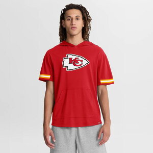 �t�@�i�e�B�N�X ���f�B�[�X �g�b�v�X T�V���c Men's Fanatics Red Kansas City Chiefs Optimal Play Short Sleeve Hooded T-Shirt Chf Red ���b�h