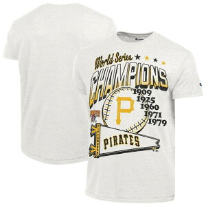 �`�����s�I�� ���f�B�[�X �g�b�v�X T�V���c Men's Champion White Pittsburgh Pirates Winning Tradition Cooperstown Tri-Blend T-Shirt Pir White �z���C�g