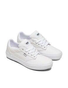 �o���Y ���f�B�[�X �V���[�Y �X�j�[�J�[ ���[�X Vans AtwoodX Men's Lace-Up Casual Sneakers White �z���C�g