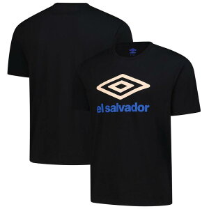 �A���u�� ���f�B�[�X �g�b�v�X T�V���c �O���t�B�b�N Men's Umbro Black El Salvador National Team Graphic T-Shirt Soc Black �u���b�N