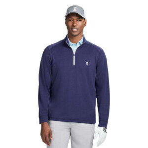 �A�C�]�b�h ���f�B�[�X �g�b�v�X T�V���c �n�[�t�W�b�v ���b�V�� Men's IZOD Swingflex Pro Z1-Mesh Quarter Zipullover Medieval Blue �u���[