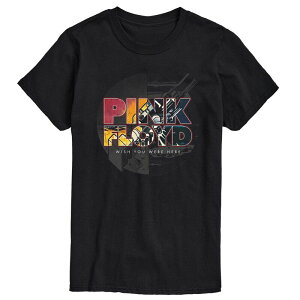 �A�j���L�����N�^�[ ���f�B�[�X �g�b�v�X T�V���c �O���t�B�b�N Licensed Character Men's Pink Floyd Wish You Were Here Graphic Tee Black �u���b�N