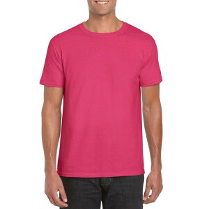 �M���_�� ���f�B�[�X �g�b�v�X T�V���c Gildan Mensoft Style Ringspun T Shirt Heliconia