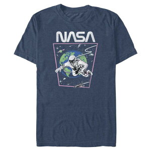 �A�j���L�����N�^�[ ���f�B�[�X �g�b�v�X T�V���c �g�[�� �O���t�B�b�N Licensed Character Big & Tall NASA Spaceman Graphic Tee Navy Heather �w�U�[