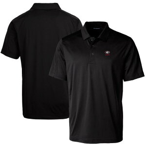 �J�b�^�[�A���h�o�b�N ���f�B�[�X �g�b�v�X T�V���c �|���V���c ���S Men's Cutter & Buck Black Georgia Bulldogs Alumni Logo Prospectextured Stretch Polo Uga Black �u���b�N