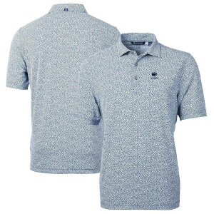 �J�b�^�[�A���h�o�b�N ���f�B�[�X �g�b�v�X T�V���c �|���V���c �v�����g ���S Men's Cutter & Buck Navy Penn State Nittany Lions Alumni Logo DryTec Virtueco Pique Botanical Print Recycled Polo Pst Navy �l�C�r�[