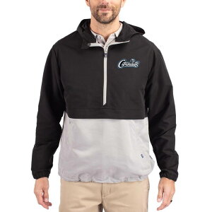 �J�b�^�[�A���h�o�b�N ���f�B�[�X �g�b�v�X T�V���c �W���P�b�g Men's Cutter & Buck Black UCF Knights Charter Eco Recycled Half-Zip Anorak Jacket Ucf Black �u���b�N