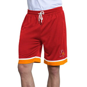 �X�^�[�^�[ ���f�B�[�X �{�g���X �n�[�t�p���c�E�V���[�c ���b�V�� �V���[�g�p���c Men'startered Tampa Bay Buccaneers Throwback Power Play Meshorts Buc Red ���b�h