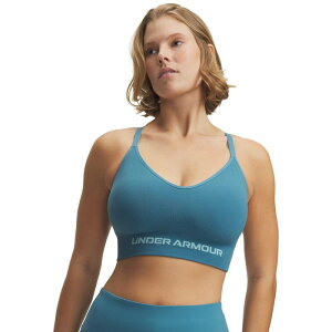 �A���_�[�A�[�}�[ ���f�B�[�X �A���_�[�E�F�A �u���W���[ Women's Under Armour Vanish Seamless Low-Impact Long Sports Bra Boundless Blue �u���[