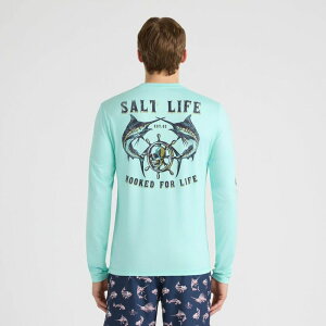 �\���g���C�t ���f�B�[�X �g�b�v�X T�V���c Men'salt Lifeasy-Care Long Sleeve Top Light Aruba