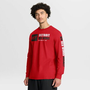 �t�@�i�e�B�N�X ���f�B�[�X �g�b�v�X T�V���c Men's Fanatics Redetroit Red Wings Goal Crease Legacy Long Sleeve T-Shirt Rdw Red ���b�h