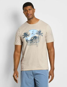 �n�[���[ ���f�B�[�X �g�b�v�X T�V���c �g�[�� �O���t�B�b�N Big & Tall Hurley Dialed Graphic Tee Ivory �A�C�{���[