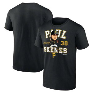 �t�@�i�e�B�N�X ���f�B�[�X �g�b�v�X T�V���c Men's Fanatics Paul Skenes Black Pittsburgh Pirates Hometown Caricature T-Shirt Pir Black �u���b�N