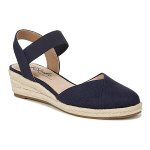 ���C�t�X�g���C�h ���f�B�[�X �V���[�Y �T���_�� LifeStride Kimmie Women's Espadrille Wedges Lux Navy �l�C�r�[