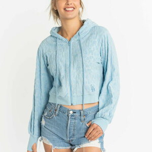 �y���������z �A���u�����f�b�h ���f�B�[�X T�V���c �g�b�v�X Women's Lusso Blue Los Angeles Dodgers Tabitha Cheetah Terry Full-Zip Sweatshirt Lad Blue