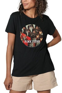 �A�j���L�����N�^�[ ���f�B�[�X �g�b�v�X T�V���c �O���t�B�b�N Licensed Character Juniors' Pink Floyd Piper Athe Gates Of Dawn Loose Graphic Tee Black �u���b�N