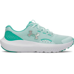 �A���_�[�A�[�}�[ ���f�B�[�X �V���[�Y �X�j�[�J�[ Under Armour Surge 4 Big Kids' Running Shoes Refresh Mint Metallic �~���g
