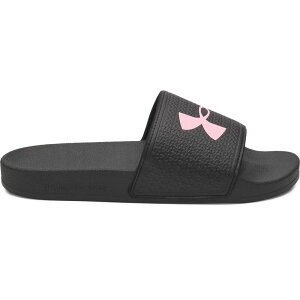 �A���_�[�A�[�}�[ ���f�B�[�X �V���[�Y �T���_�� Under Armour ARMR Women'slip-On Comfort Slides Black Pink �u���b�N