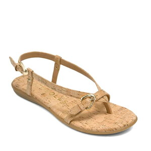 �G�A���\�[���Y ���f�B�[�X �V���[�Y �T���_�� Aerosoles Iride Women's Thong Sandals With Buckle Accent Natural