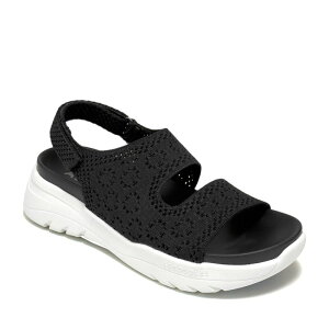 �G�A���\�[���Y ���f�B�[�X �V���[�Y �T���_�� Aerosoles Helsea Women'slingback Flatform Sport Sandals Black �u���b�N