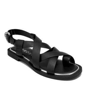 �G�A���\�[���Y ���f�B�[�X �V���[�Y �T���_�� Aerosoles Cargo Women'slingback Flat Sandals Black �u���b�N
