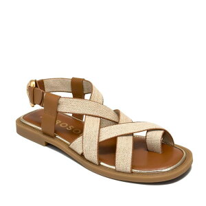 �G�A���\�[���Y ���f�B�[�X �V���[�Y �T���_�� Aerosoles Cargo Women'slingback Flat Sandals Tan Linen �^��