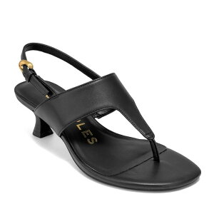 �G�A���\�[���Y ���f�B�[�X �V���[�Y �p���v�X �T���_�� �q�[�� Aerosoles Kora Women's Kitten Heel T-Strap Sandals Black �u���b�N