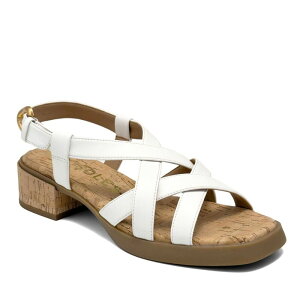 �G�A���\�[���Y ���f�B�[�X �V���[�Y �p���v�X �T���_�� �q�[�� Aerosoles Daily Women's Low Heeled Slingback Sandals White �z���C�g