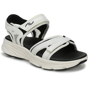 ���C�J ���f�B�[�X �V���[�Y �T���_�� Ryka Devotion Max Women'strappy Sandals Black White �z���C�g