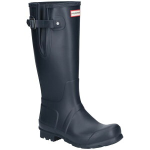 �n���^�[ ���f�B�[�X �V���[�Y �u�[�c�E���C���u�[�c Hunter Mens Original Adjustable Side Tabs Wellington Boots Navy �l�C�r�[