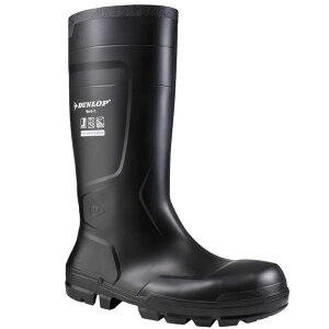 �_�����b�v ���f�B�[�X �V���[�Y �u�[�c�E���C���u�[�c Dunlop Unisex Adult Work-It Safety Wellington Boots Black �u���b�N