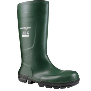 �_�����b�v ���f�B�[�X �V���[�Y �u�[�c�E���C���u�[�c Dunlop Unisex Adult Work-It Safety Wellington Boots Green �O���[��