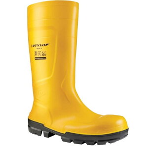 �_�����b�v ���f�B�[�X �V���[�Y �u�[�c�E���C���u�[�c Dunlop Unisex Adult Work-It Safety Wellington Boots Yellow �C�G���[