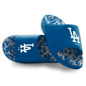 �y���������z �A�C�X���C�h ���f�B�[�X �T���_�� �V���[�Y Unisex ISlide Los Angeles Dodgers Multi-Color Motive Slide Sandals Lad Blue