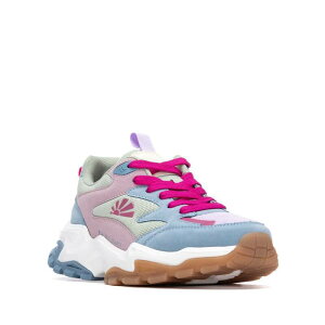 ���t���b�V�� ���f�B�[�X �V���[�Y �X�j�[�J�[ ���[�X Women's Refresh Collection Casualace-Up Sneakers 175017 Jeans