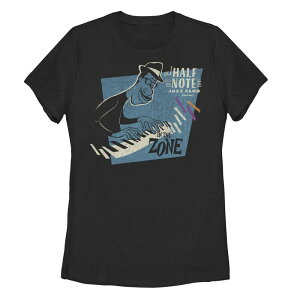 �f�B�Y�j�[ �s�N�T�[ ���f�B�[�X �g�b�v�X T�V���c �O���t�B�b�N Disney / Pixar'soul Joe Juniors' Half Note Jazz Club In Zone Graphic Tee Black �u���b�N