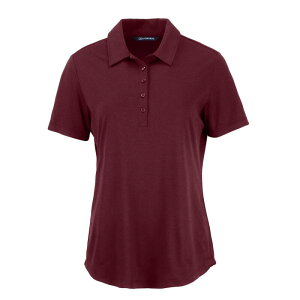 �J�b�^�[�A���h�o�b�N ���f�B�[�X �g�b�v�X T�V���c �|���V���c Cutter & Buck Coastlinepicomfort Womens Eco Polo Bordeaux