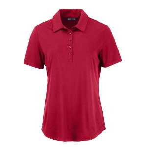�J�b�^�[�A���h�o�b�N ���f�B�[�X �g�b�v�X T�V���c �|���V���c Cutter & Buck Coastlinepicomfort Womens Eco Polo Cardinal Red ���b�h