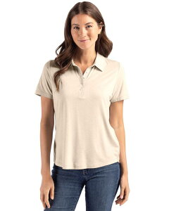 �J�b�^�[�A���h�o�b�N ���f�B�[�X �g�b�v�X T�V���c �|���V���c Cutter & Buck Coastlinepicomfort Womens Eco Polo Wheat
