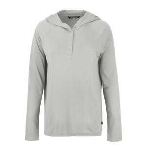 �J�b�^�[�A���h�o�b�N ���f�B�[�X �g�b�v�X T�V���c �p�[�J�[ Cutter & Buck Coastlinepicomfort Womens Eco Hoodie Concrete